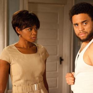 Still of Kimberly Elise and Michael Ealy in For Colored Girls 2010