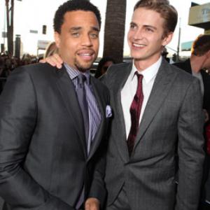 Hayden Christensen and Michael Ealy at event of Takers (2010)