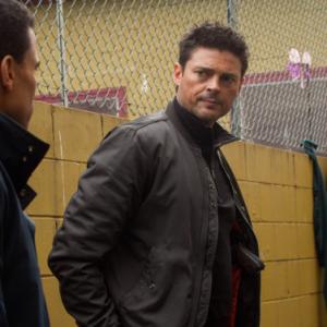 Still of Karl Urban Michael Ealy and Anthony Konechny in Almost Human 2013