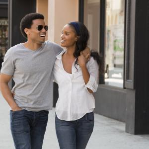 Still of Joy Bryant and Michael Ealy in About Last Night 2014