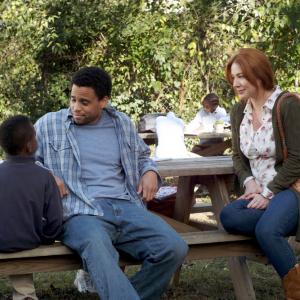 Still of Michael Ealy and Lynn Collins in Unconditional 2012