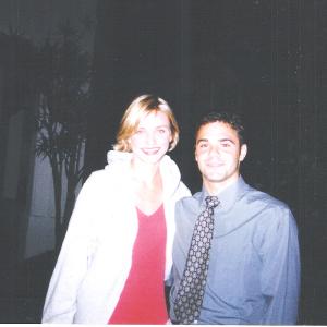 me and cameron diaz on the set of theres something about mary