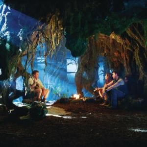 Still of Will Ferrell Anna Friel and Danny McBride in Land of the Lost 2009