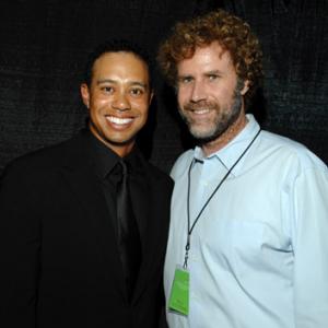 Will Ferrell and Tiger Woods