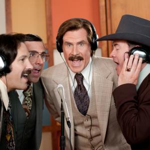 Still of Will Ferrell Steve Carell David Koechner and Paul Rudd in Anchorman 2 The Legend Continues 2013