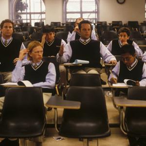 Still of Vince Vaughn, Will Ferrell and Luke Wilson in Old School (2003)