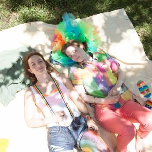 Still of Leighton Meester and Gillian Jacobs in Life Partners 2014