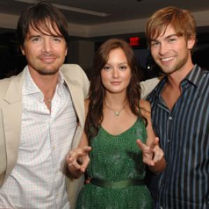 Matthew Settle, Leighton Meester and Ed Westwick