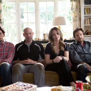 Still of Jason Bateman Tina Fey Corey Stoll and Adam Driver in This Is Where I Leave You 2014