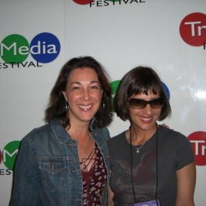 Donna Wheeler director of Death of a Saleswoman and Abner Zurd at the TriMedia Festival