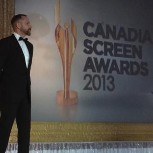 Presenter at Canadian Screen Awards, 2013. Nominated for 'Best Reality/Competition TV Series'