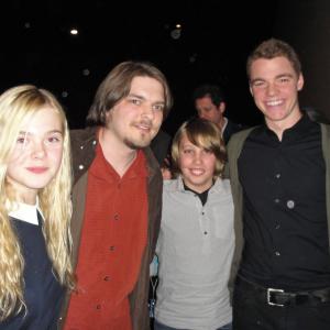 Elle Fanning, Tyler Norman, Ryan Lee and Gabriel Basso at screening of 