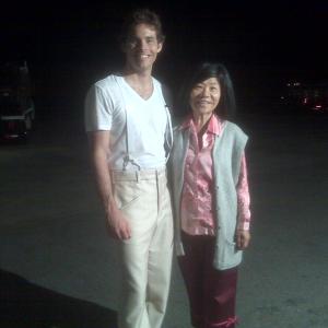 Cici Lau and James Marsden in HOP