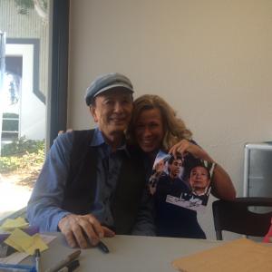 Getting amazing acting tips from the great James Hong!