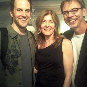 Ted Hennigan, Tina Alexis Allen and David Bottrell at opening of Love or Fear