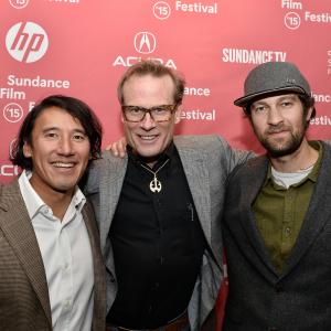 Conrad Anker Renan Ozturk and Jimmy Chin at event of Meru 2015