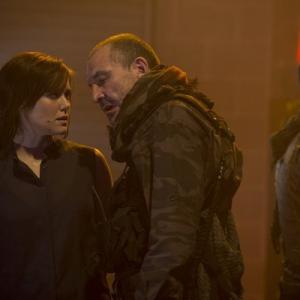 Still of Ritchie Coster and Megan Boone in The Blacklist 2013