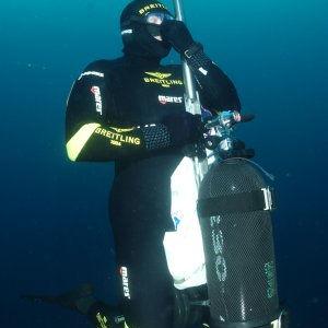 At 50m Depth, Nice. Official UK No Limits Freediving Champion (76m) / Underwater Swimming Specialist