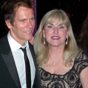 Kevin Bacon and Dama Claire at 2009 Emmys