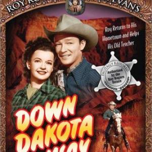 Roy Rogers Dale Evans and Trigger in Down Dakota Way 1949