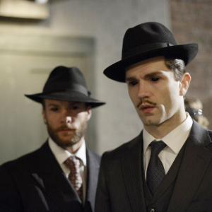 Still of Kyle Schmid and Sam Witwer in Being Human 2011