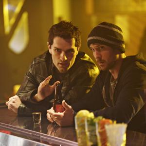 Still of Sam Huntington and Sam Witwer in Being Human 2011
