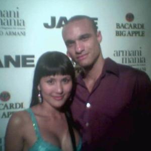 Jason Quinn with his stunning wife Angelica Quinn at a Celebrity Poker event in Los Angeles.
