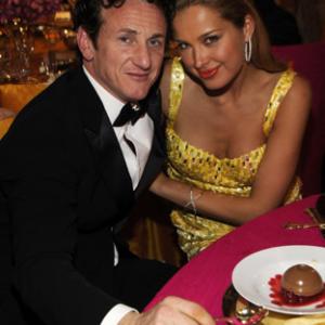 Sean Penn and Petra Nemcova at event of The 80th Annual Academy Awards 2008