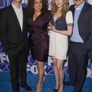 Colin Hanks Diana Maria Riva Jenny Wade and Bradley Whitford attend 2010 FOX Upfront after party at Wollman Rink Central Park on May 17 2010 in New York City