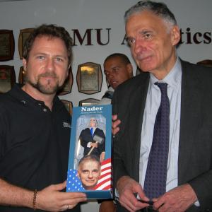 Dutch Merrick Director InAction spot for Nader Gonzales 2008 With Ralph Nader and Hero Action figure