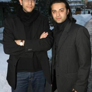 Ramin Bahrani and Ahmad Razvi at event of Man Push Cart 2005