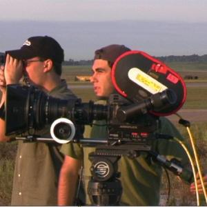 Director Michael B Chait right and AC Nick Smeloff Jr left filming A10 Michigan Air National Guard August 2006