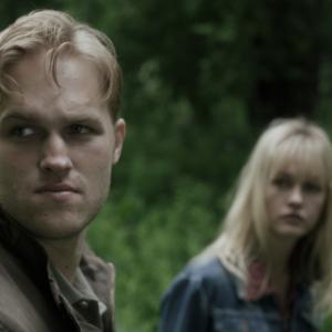 Still of Wyatt Russell and Ambyr Childers in We Are What We Are 2013