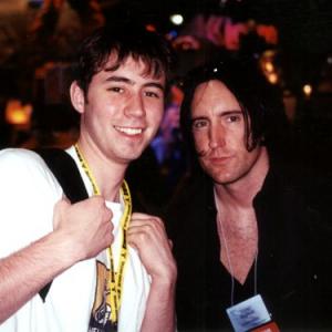 Tom Fulp with Trent Reznor at the unveiling of Doom 3