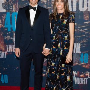 Seth Meyers and Alexi Ashe at event of Saturday Night Live: 40th Anniversary Special (2015)