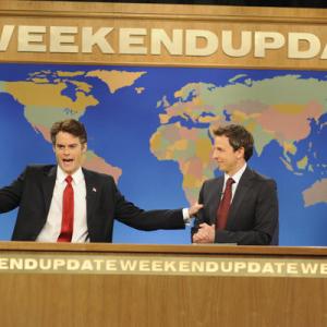 Still of Charlie Day Bill Hader and Seth Meyers in Saturday Night Live 1975