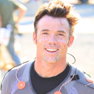 Terry Notary plays Rocket on the set of Rise of the Planet of the Apes