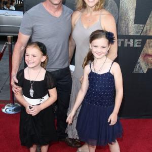 Terry Notary and his family at the Rise of the Planet of the Apes premier