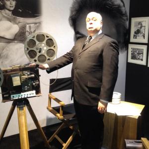 Brian Patrick Mulligan portrays ALFRED HITCHCOCK in the Mont Blanc Documentary