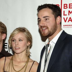 Lou Taylor Pucci, Kristen Bell, and Director Theo Avgerinos. Premiere of 
