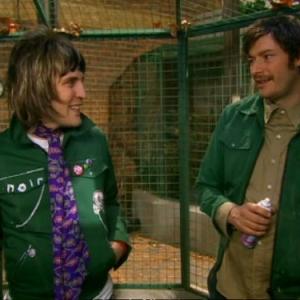 Still of Noel Fielding and Julian Barratt in The Mighty Boosh 2003
