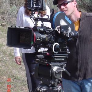 Shooting Christine Evans music video 