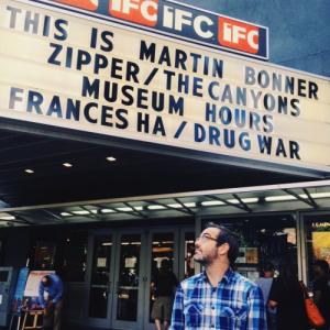 Chad Hartigan at the IFC Center in New York for the theatrical release of This is Martin Bonner.