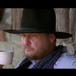 Michael Wayne James as Sheriff Von Morely in The Devil Wears Spurs