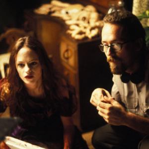 Angela Bettis and Lucky McKee in May 2002
