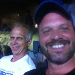 Two producers at a Dodger game!!!