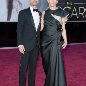 Cedric NicolasTroyan and Spouse Sue Troyan at the 85th Oscars 