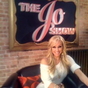 On set of The Jo Show