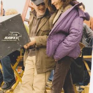 On the set of War of the Worlds 2005 with Steven Spielberg