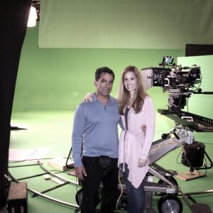ON THE SET FILMING E CHANNEL 2011 REBRAND WITH DIRECTOR SARAH HAMILTON